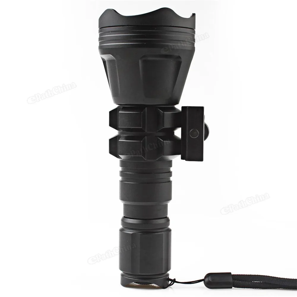 

Torches B158 Convex Lens Zoom Flashlight LED Torch Hunting Light Aluminum Self Defense Tactical Flashlight Red / Green