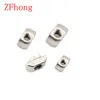 10-50pcs M3 M4 M5 m6 m8 drop in T nut Hammer Head sliding nut Nickel Plated for 20 30 40 45 se aluminum profile ► Photo 2/5