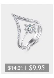 5 цветов R& J модное качественное Настоящее 925 пробы Серебряное кольцо 3ct обручальные брендовые кольца ювелирные изделия с кристаллами для женщин подарок