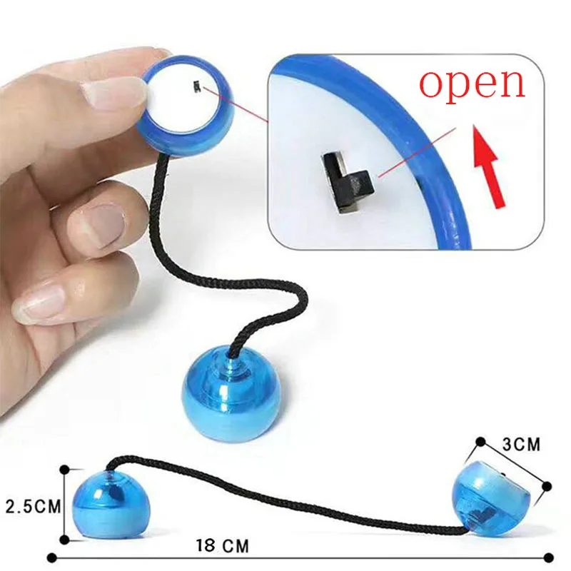 New Begleri Beads LED Flashing Begleri FingersYo-Yo ball Color Random Delivery Spinner Anti Stress Mode Speelgoed (1)