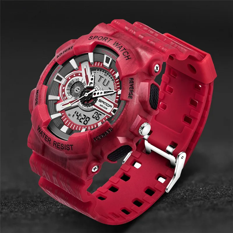 Мужские светодиодный кварцевые цифровые часы reloj hombre мужские s лучший бренд