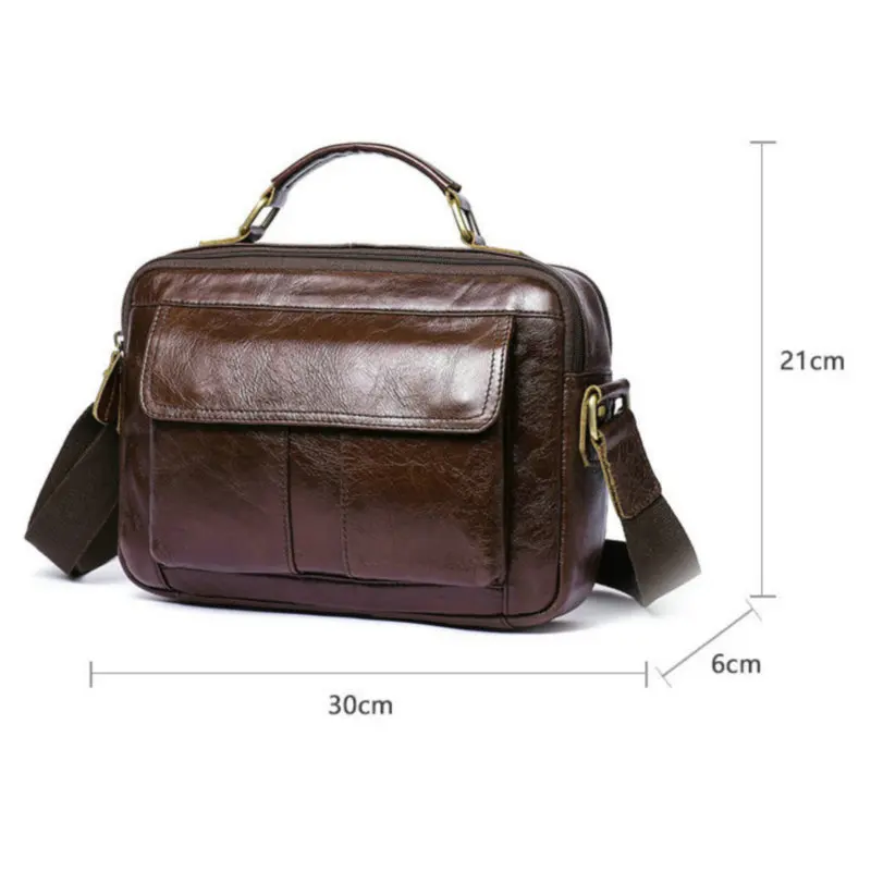 Модный известный бренд, деловой мужской портфель, кожаная сумка, повседневная мужская сумка, сумки через плечо