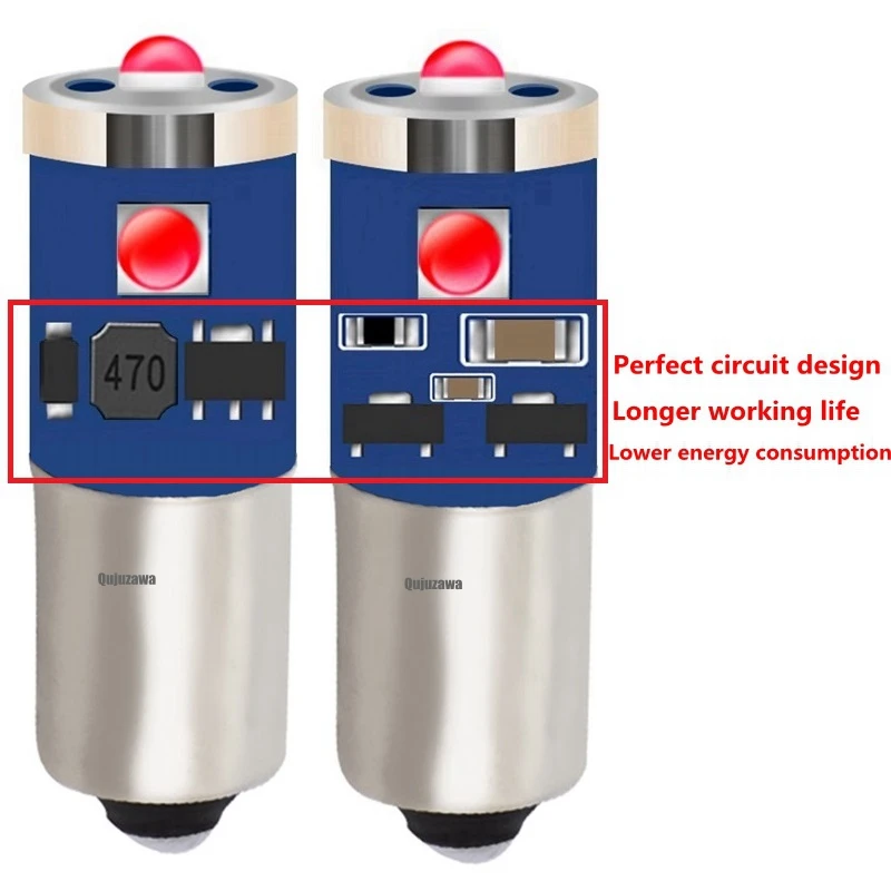 2 шт. T11 Ba9s T4W супер яркий Cree Чип светодиодный парковочные фары автомобиля источник Canbus ОШИБОК Авто купольные лампы Клин хвост боковые лампочки