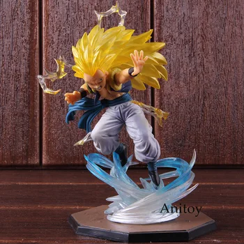 

Anime Dragon Ball Super Saiyan 3 Gotenks PVC Action Figure Collectible Model Toy 16cm KT1904