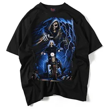 RL 2019 Summer Human 3D Printed T-shirt Men Top Quality Black O-Neck Short Sleeve XXL Pure Cotton Men Clothes MT