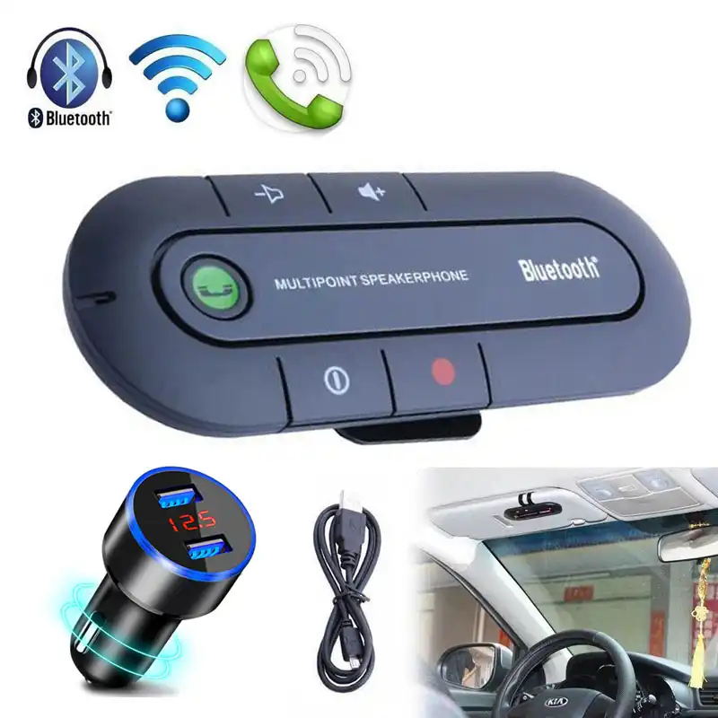 car bluetooth speaker with mic