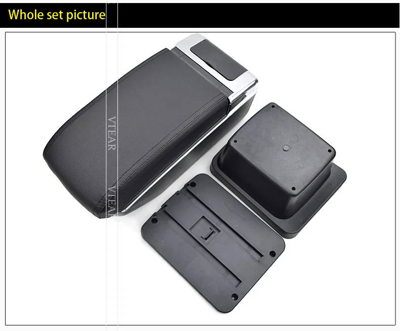 Vtear для Chery Tiggo 2 3X подлокотник для автомобильного зарядного устройства, двухслойная центральная консоль, подлокотник, USB коробка для хранения, аксессуары чери тигго
