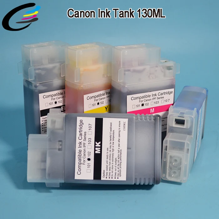

Wide Format Plotter Ink Cartridge for Canon iPF 670 680 770 780 with Ink Chip PFI 107