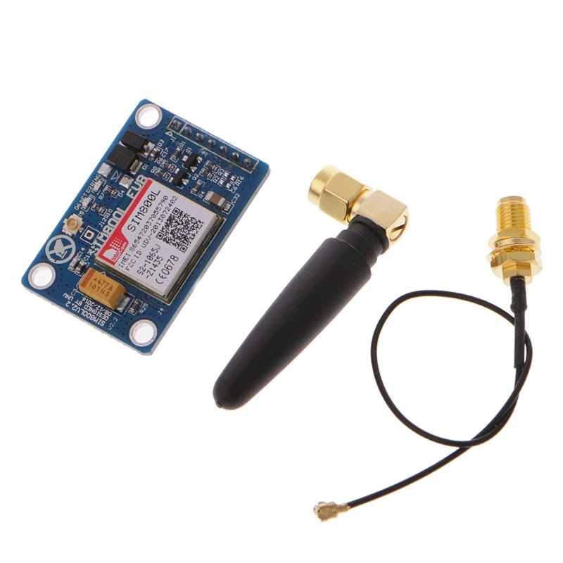 

SIM800L V2.0 5V Wireless GSM GPRS Module Quad-Band Antenna Cap M105 MCU For Arduino