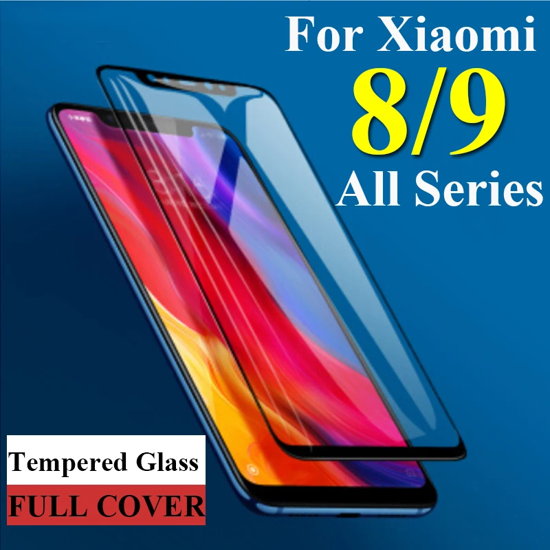 Защитное стекло с полным покрытием для Xiaomi 9 SE защита экрана Ksiomi 8 Lite светильник