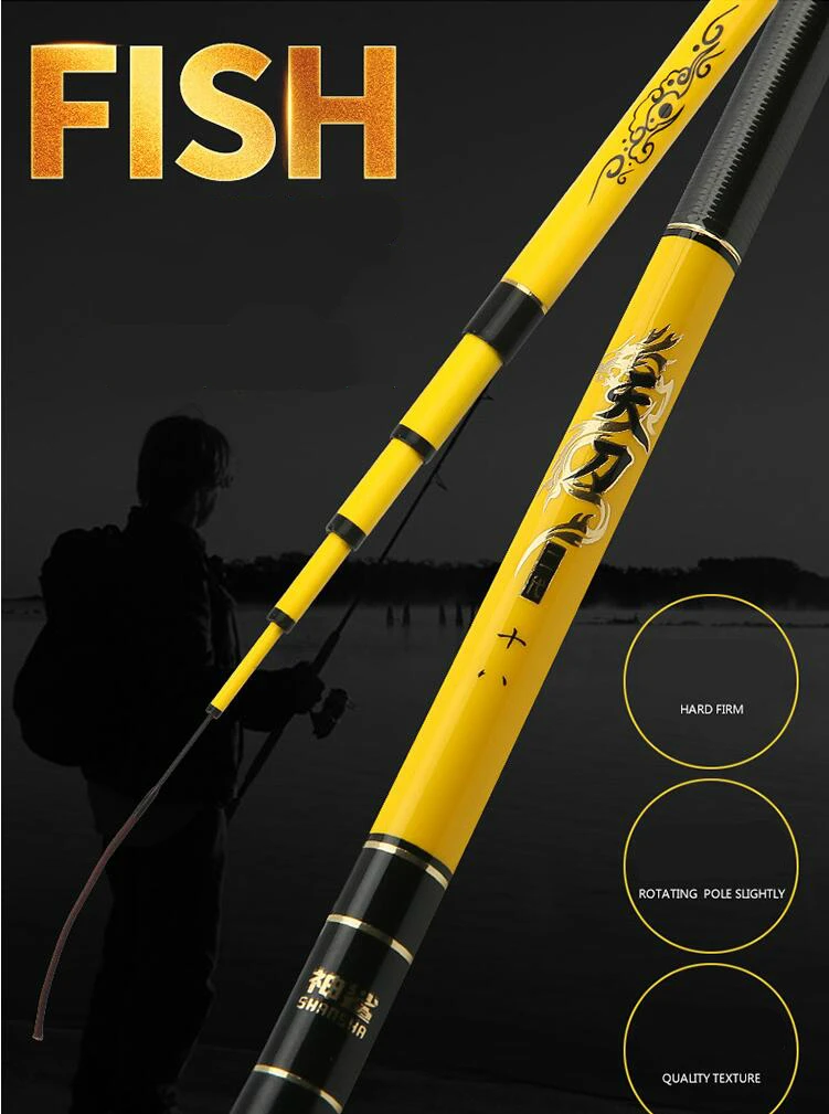 

Ultra Light High Carbon Fishing Rod 46 Hard Telescopic Taiwan Fishing Rod Portable Sea Stream Carp Fishing Hand Rod