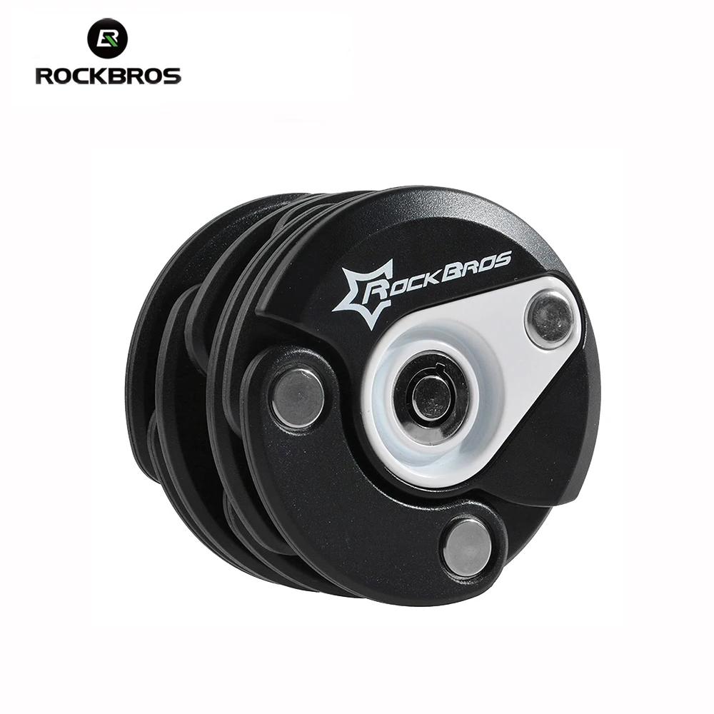 

ROCKBROS Bike Anti Theft Mini Foldable Chain Lock Folding-locks Bicycle Cycling Locks Bisiklet Aksesuar Candado Bicicleta