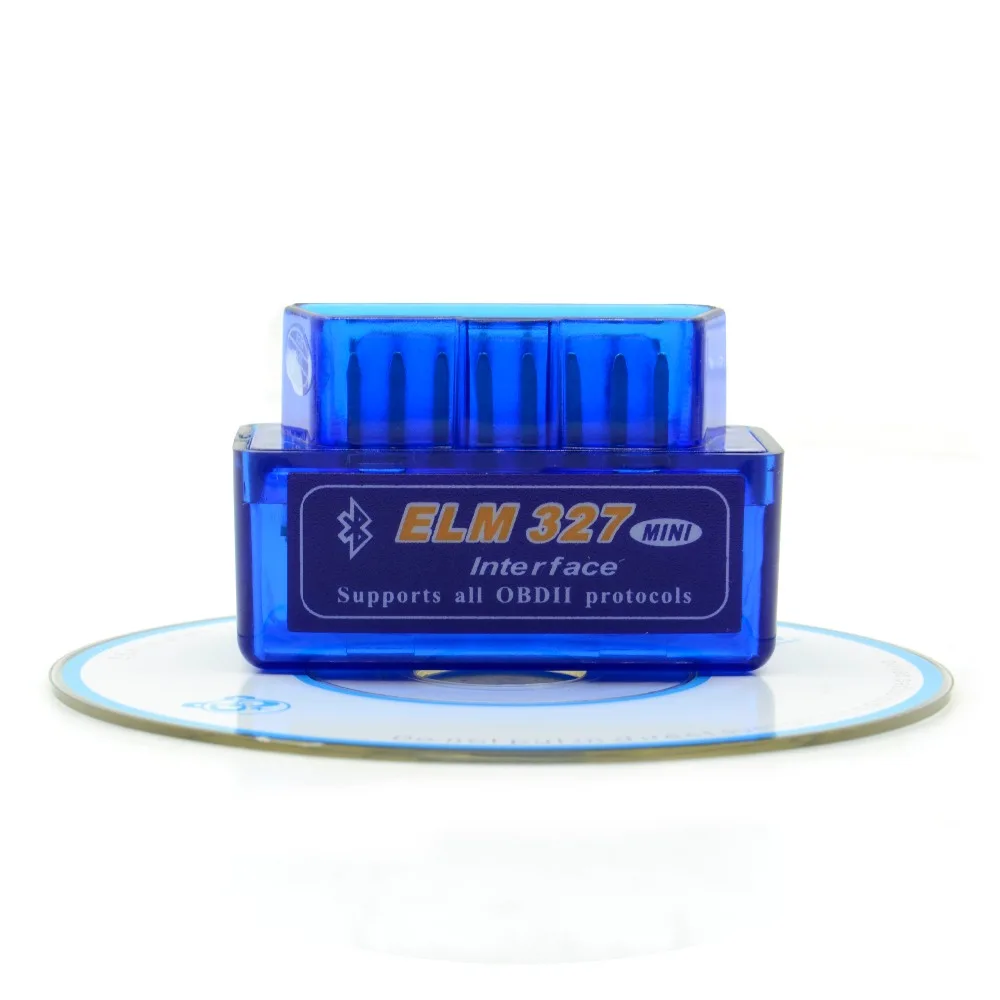 25K80 Мини elm327 Bluetooth OBD2 V1.5 Elm 327 V 1,5 Android автомобильный адаптер сканер OBD 2 Elm-327 OBDII автоматический диагностический инструмент сканер