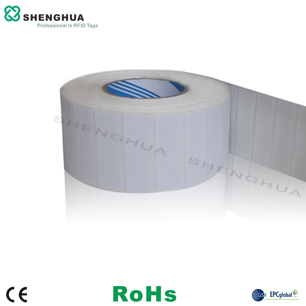 10 шт./лот ISO 18000-6c бумага на большие расстояния дешевые rfid-метки низкая стоимость инопланетянин 9662 чип влажная инкрустация пустая клеящаяся этикетка для склада