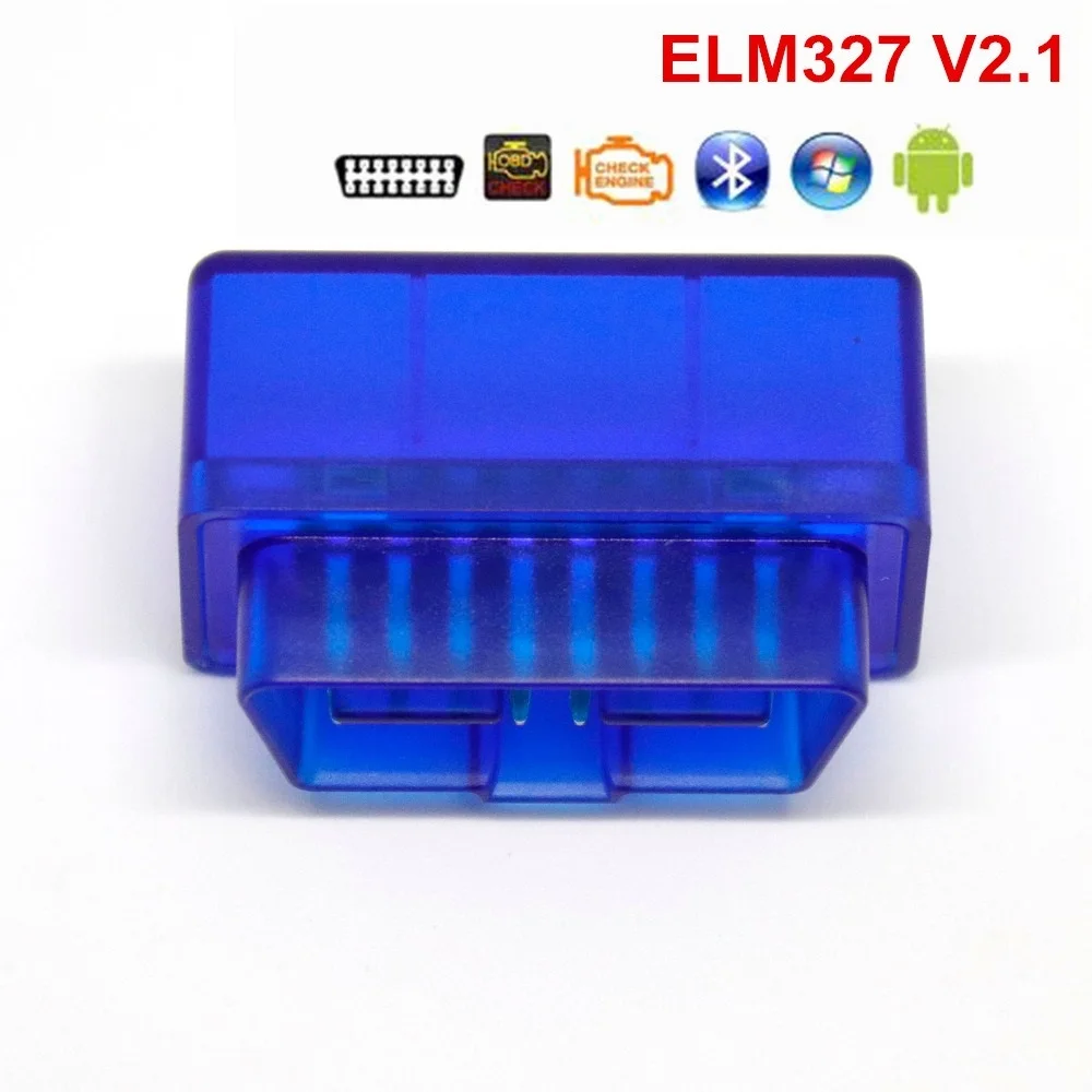 [10 шт.] V2.1 автомобильный мини сканер ELM327 OBD2 Bluetooth OBDII 2 тестер ELM 327 диагностический