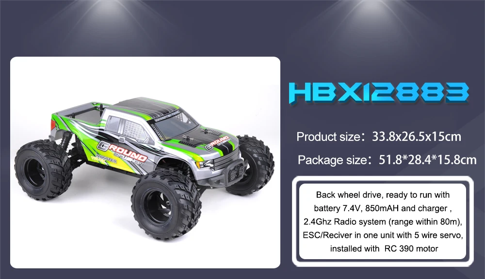 HBX 12883 RC автомобиль 2WD 2,4 ГГц 1:12 Масштаб 33 км/ч высокоскоростной пульт дистанционного управления автомобиль электрический питание от модель дорожного транспортного средства SC грузовик