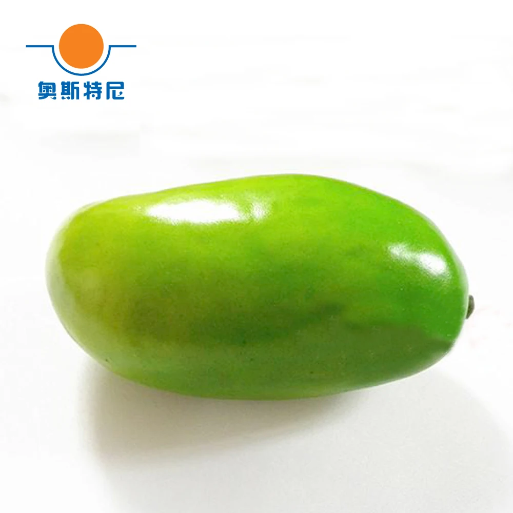 

10pcs big size green color High imitation artificial Fake mango Fruit&artificial plastic fake simulated green color mango