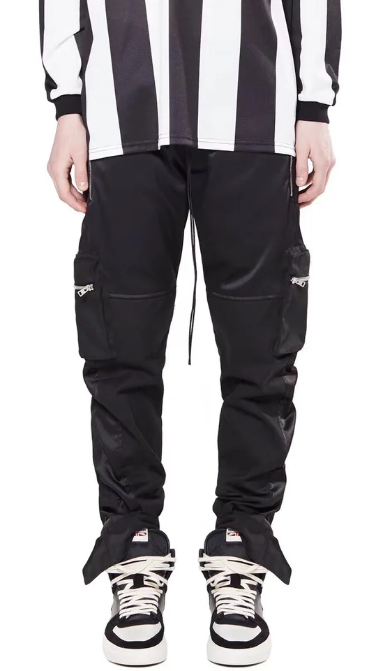 snap track pants mens