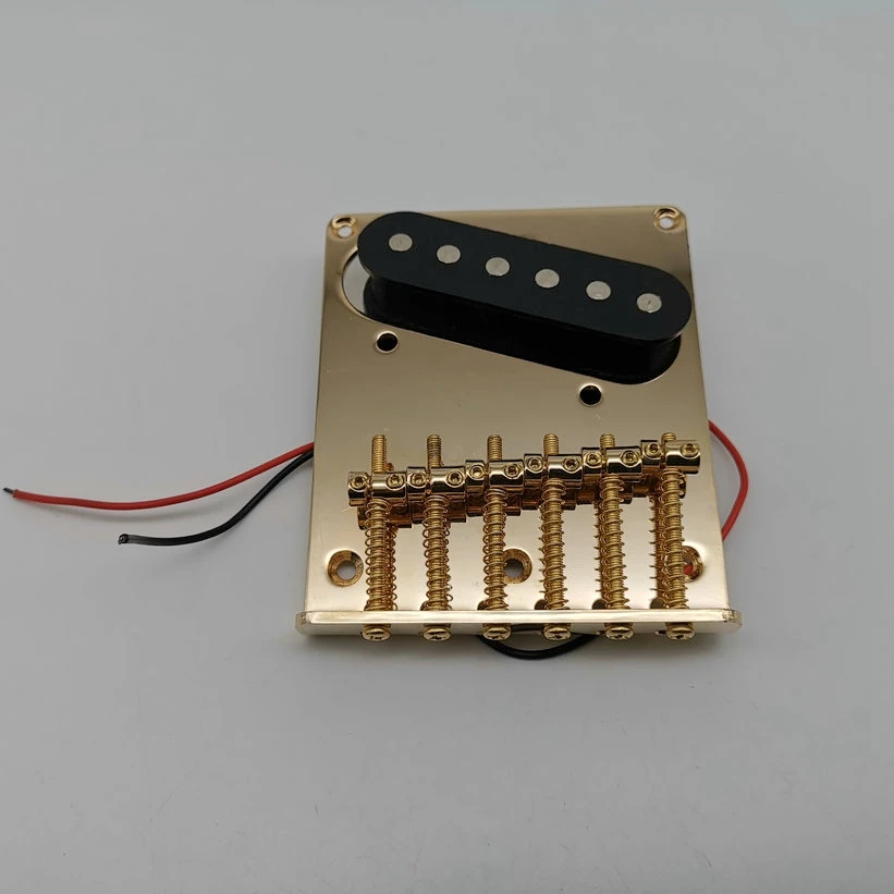 Гитарный мост Telecaster пикапы гитарный утолщенная версия Золотой Сделано в Корее |
