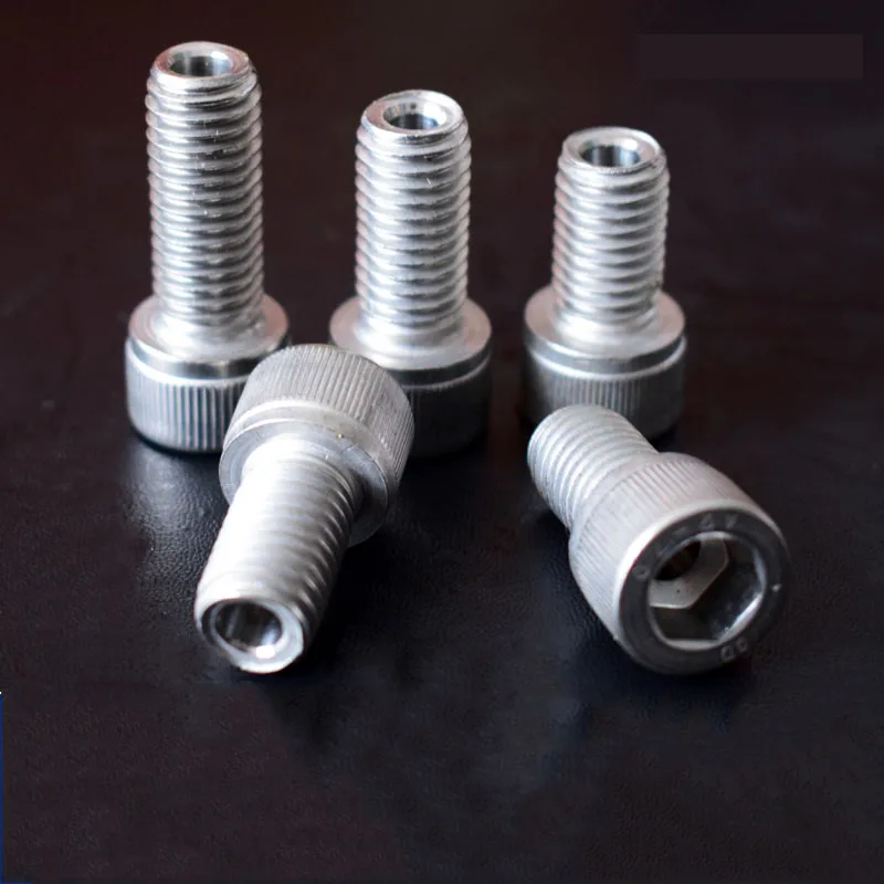 2pcs M10 M12 Stainless Steel hollow screws threading wire bolts hex socket cap head screw through hole bolt 10mm 40mm length|Screws|Home Improvement - AliExpress