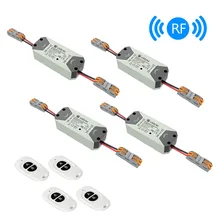 eMylo RF Switch Relay Module Wireless Light Switch DC 12V 24V 1 Way 433mhz Remote Control LED Switch Smart Home Appliance 4pcs eMylo RF Switch Relay Module Wireless Light Switch DC 12V 24V 1 Way 433mhz Remote Control LED Switch Smart Home Appliance 4pcs