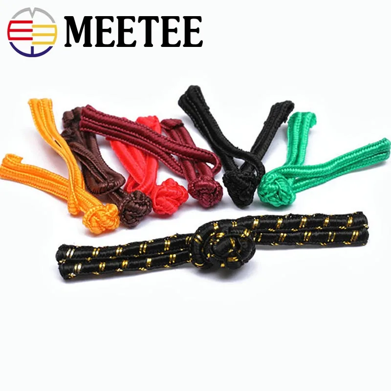 

100pcs 9cm Retro Traditional Chinese Knot Button Tang Suit Cheongsam Chinese Frog Buttons Wedding Invitation Decorative Buckle