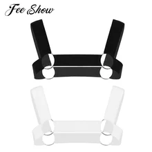 Мужские плечевые ремни эластичный Грудь Топ Мышцы жгут ремень с металлическими уплотнительными кольцами Fancy Club вечерние Party Top Wear аксессуары к костюму для косплея