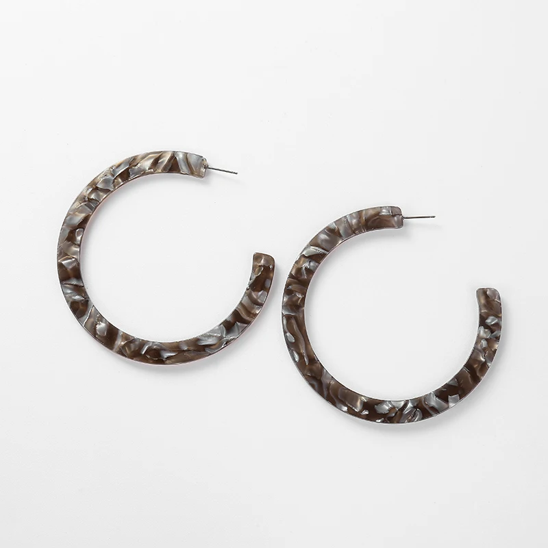 

2018 NEW Circle Brincos Tortoiseshell Drop Earrings For Women Vintage Dangle Earrings For Women Jewelry Wholesale Birthday Gift