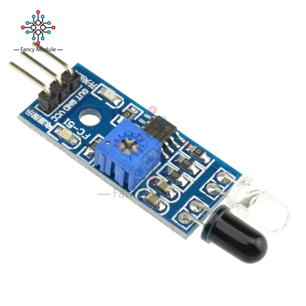 

Smart car Obstacle avoidance Infrared Sensor module Reflective photoelectric