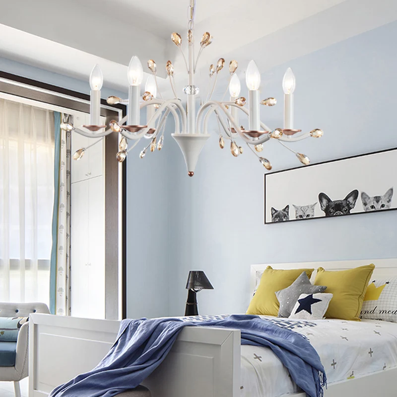 Потолочная люстра из кованого железа для ресторана гостиной|vintage chandelier|vintage style