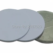 Водонепроницаемая Метка RFID 13,56 МГц 25 мм ПВХ Монета карты пассивный брелок доступа с FM1108 2000 шт./лот Прямая с завода