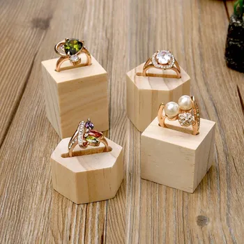 

Creative Buddhist Monastic Discipline To Show Wood Jewelry Ring Holde Ring Display Shelf