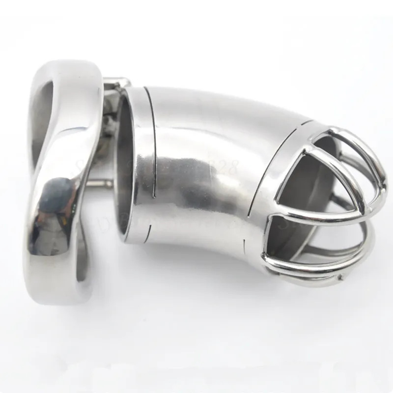 Stainless Steel Stealth Lock Male Chastity Device,Cock Cage,Fetish Virginity Penis Lock,Cock Ring,Chastity Belt Sex Toys For Men