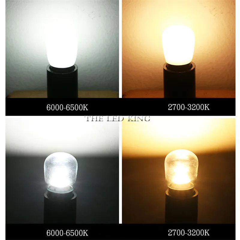 Светодиодная лампа E14 E12 COB 2835 SMD стеклянная для холодильника морозильной камеры