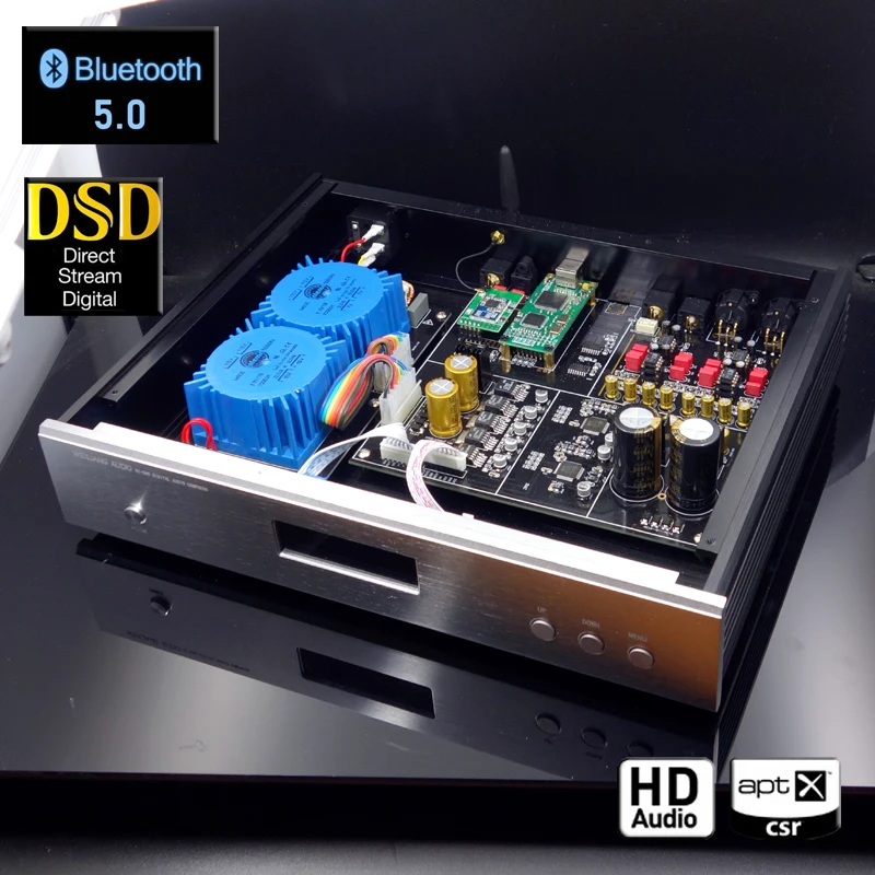 

2019 Breeze Audio DC100 AK4497 Digital Audio Decoder DAC Supports DSD Upgrade AK4497EQ USB XMOS Bluetooth5.0/Black Color Option