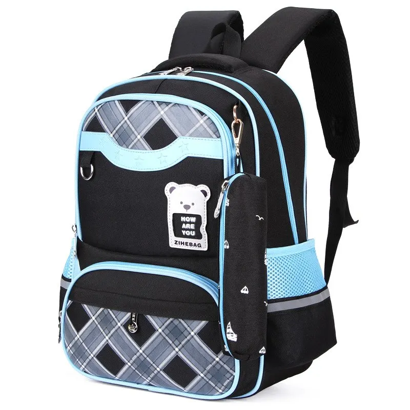 

2019 Waterproof Orthopedic Backpack Children School bags Kids Book Bag Children primay school Backpack Boys Girls bolsa infantil