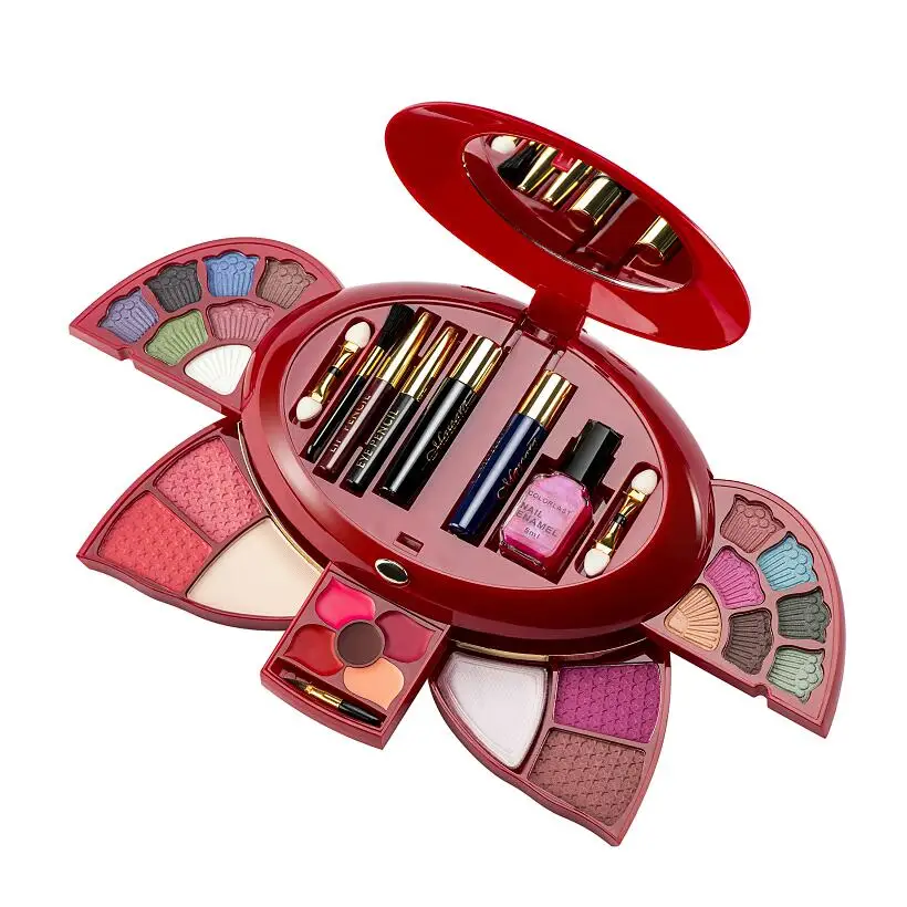 

New Arrival Woman Brand Cosmetics Set Makeup Kit Naked Palette Eyeshadow Palette Lipgloss Mascara Blush Combination Make up Set