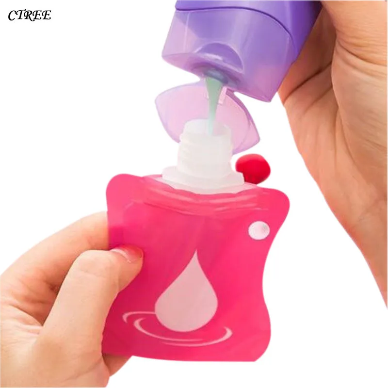 

CTREE 2Pcs Plastic Portable Empty Soap Shampoo 30ml Pump Bottle Lotion Shower Travel Refillable Makeup Bottles Containers C598