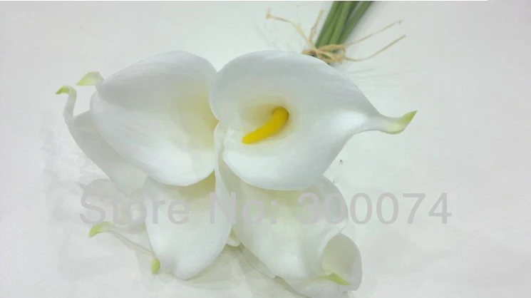100 шт./упак., 1" высокий свадебный стол центральные цветок, Настоящее сенсорный Калла Лили, свадебные цветы композиция искусственные Flore