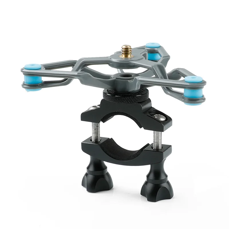 Bike Bicycle Bracket Damping Shock Absorber  Mount Fixed Clip for gopro hero 7 6 5 4 3 action camera Accessories 1 (11)