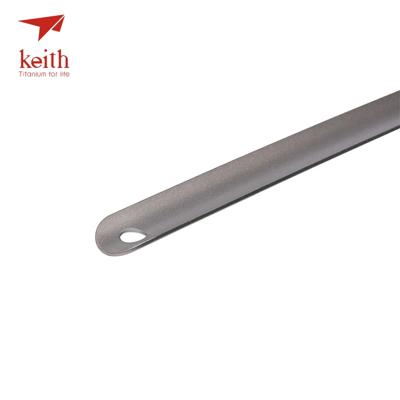 Keith titanio 200mm largo mango Spork camping tablewares picnic al aire libre senderismo conveniente Tenedores cuchara 20g ti5319