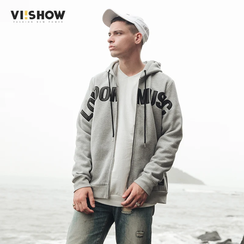 VIISHOW Thick Hoodie Sweatshirts Men Brand Clothing Autumn Winter Warm