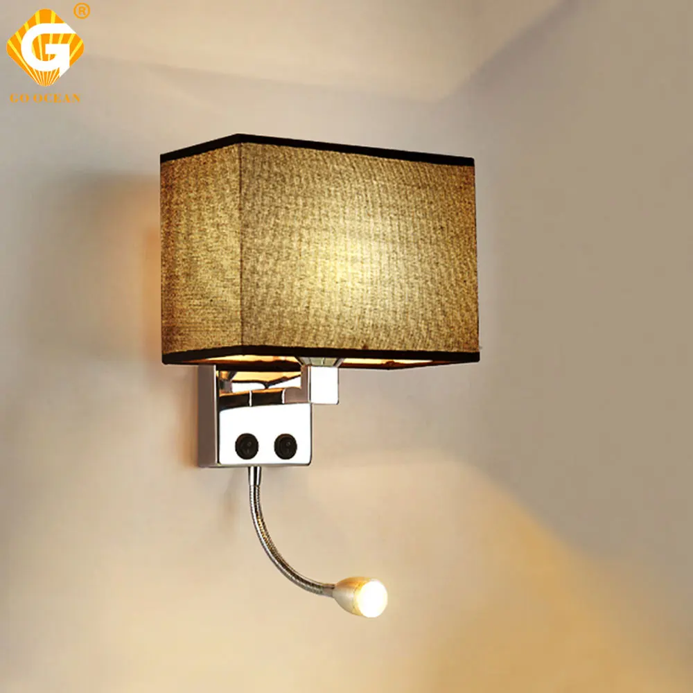  LED E27 Bulb Wall Light Modern Bedroom Bedside Hotel Living Room Wall Sconce Lighting 7W 85-265V In - 33010917157