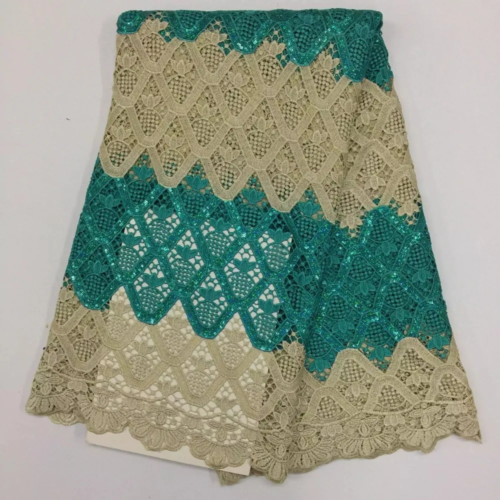 

Free Shipping high quality african cord lace fabric, chemical lace water soluble guipure lace fabric for wedding 162