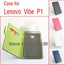 Для Lenovo Vibe P1 Роскошные левый и правый флип хит цвет с Чехол кобура для Lenovo Vibe P1 смартфон с подставкой кожаный чехол