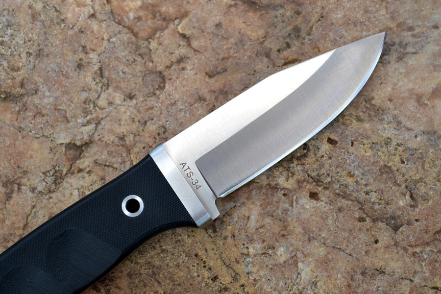YSTART охотничий нож ATS-34 атласным фиксированным лезвием G10 ручка тактические ножи для выживания с Kydex Чехол для ножа
