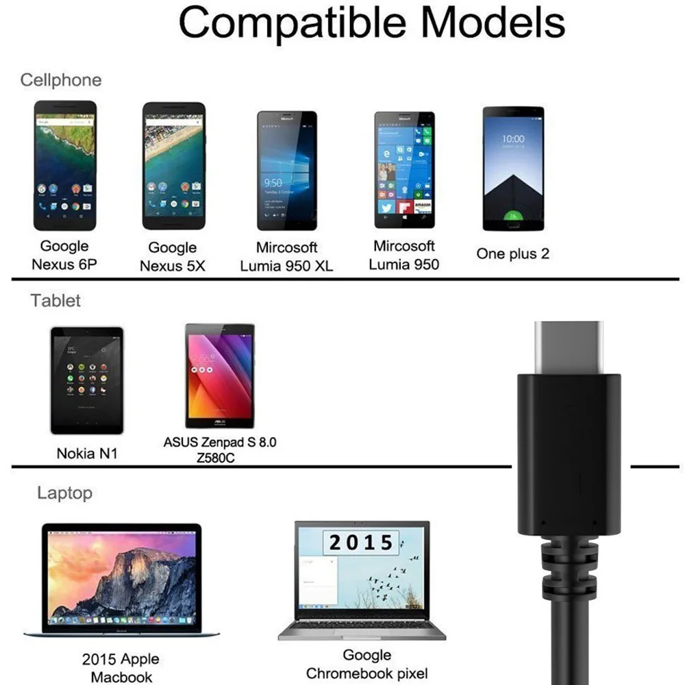 Адаптер Ahowie USB в USBC для Samsung S9 Plus S8 Note 9 Macbook Type C OTG адаптер Huawei Mate 20 P20 Pro P10 P9