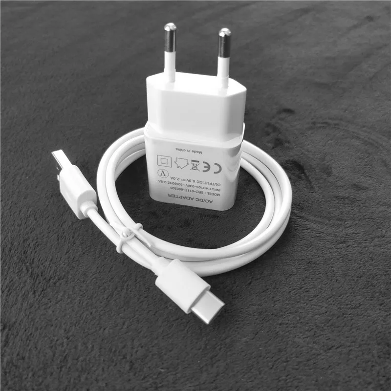 

EU Plug Wall Charger Adapter for LG G8 G7 G6 G5 G4 Stylus G3mini Stylo 4 V10 V20 V30 V40 5V 2A Micro Type-C USB Charger Cable