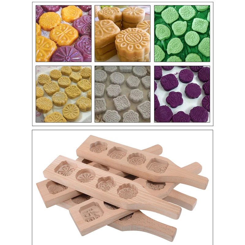 1 шт. 3D цветок дерево форма для печенья печенье Mooncake форма для выпечки помадка приборы для лунного пряника бытовые украшения кухонные аксессуары