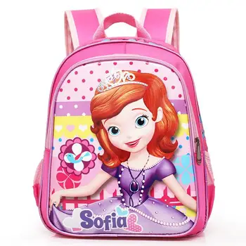 

2018 New Backpack Child School Bag Cartoon Sofia Backpack Kid Kindergarten Schoolbag For Kid Mochila Infantil